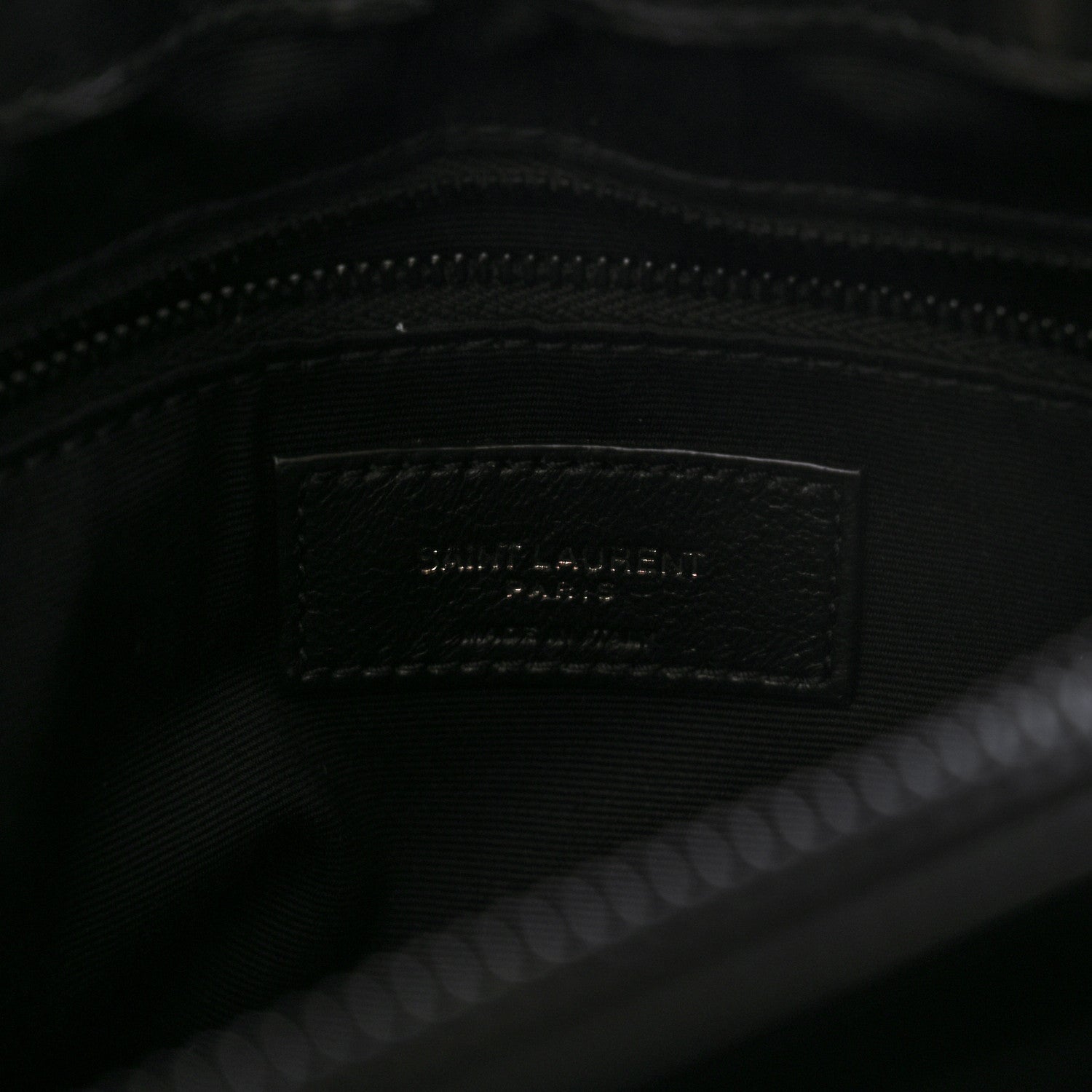 Saint Laurent Calfskin Y Quilted Monogram Medium Loulou Chain Satchel Black 7 of 15