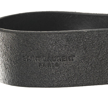 Saint Laurent Calfskin Monogram Cheyenne Belt 95 38 Black 3 of 5