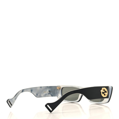 Gucci Acetate Rectangular Sunglasses GG0516S Black 4 of 6