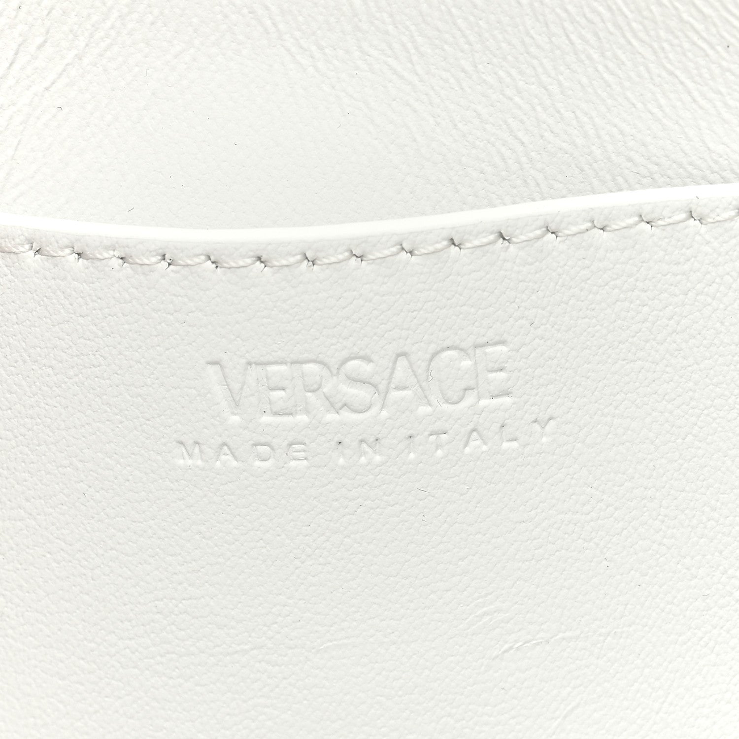 Versace Calfskin Small Greca Goddess Hobo White 6 of 9