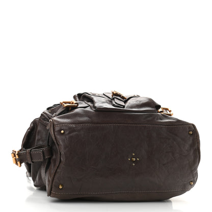 Chloe Calfskin Paddington Front Pocket Tote Chocolate 4 of 10