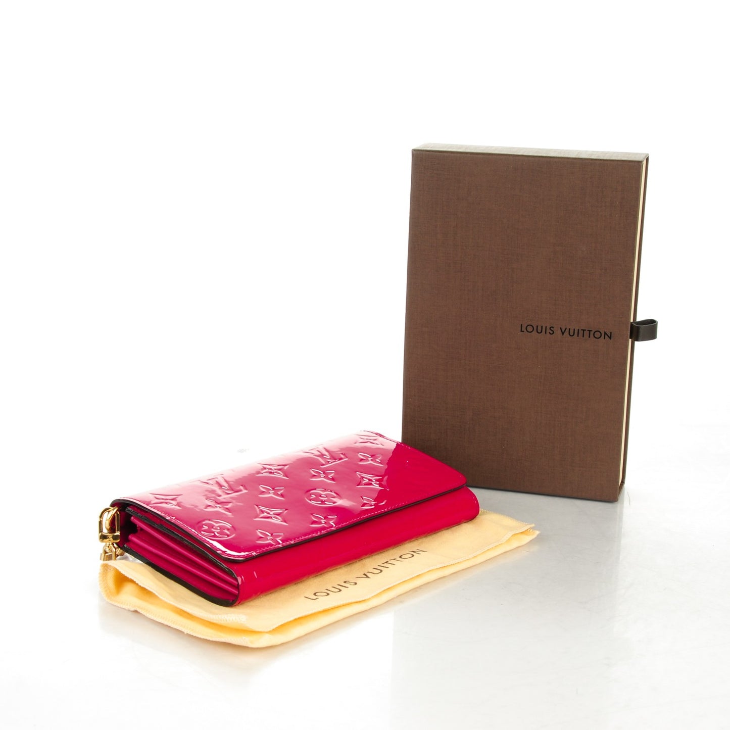 Vernis Chaine Wallet Rose Indien