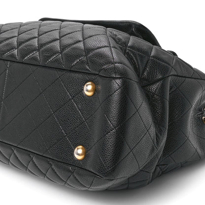 Chanel Caviar Quilted Flap Tote Black 12 of 12