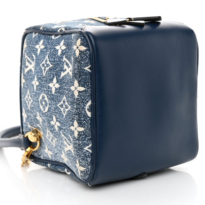Louis Vuitton Monogram Jacquard Denim Square Bag Bleu 8 of 10
