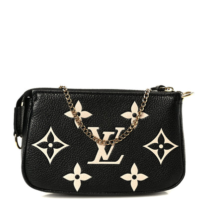 Louis Vuitton Empreinte Monogram Giant Mini Pochette Accessories Black 1 of 7