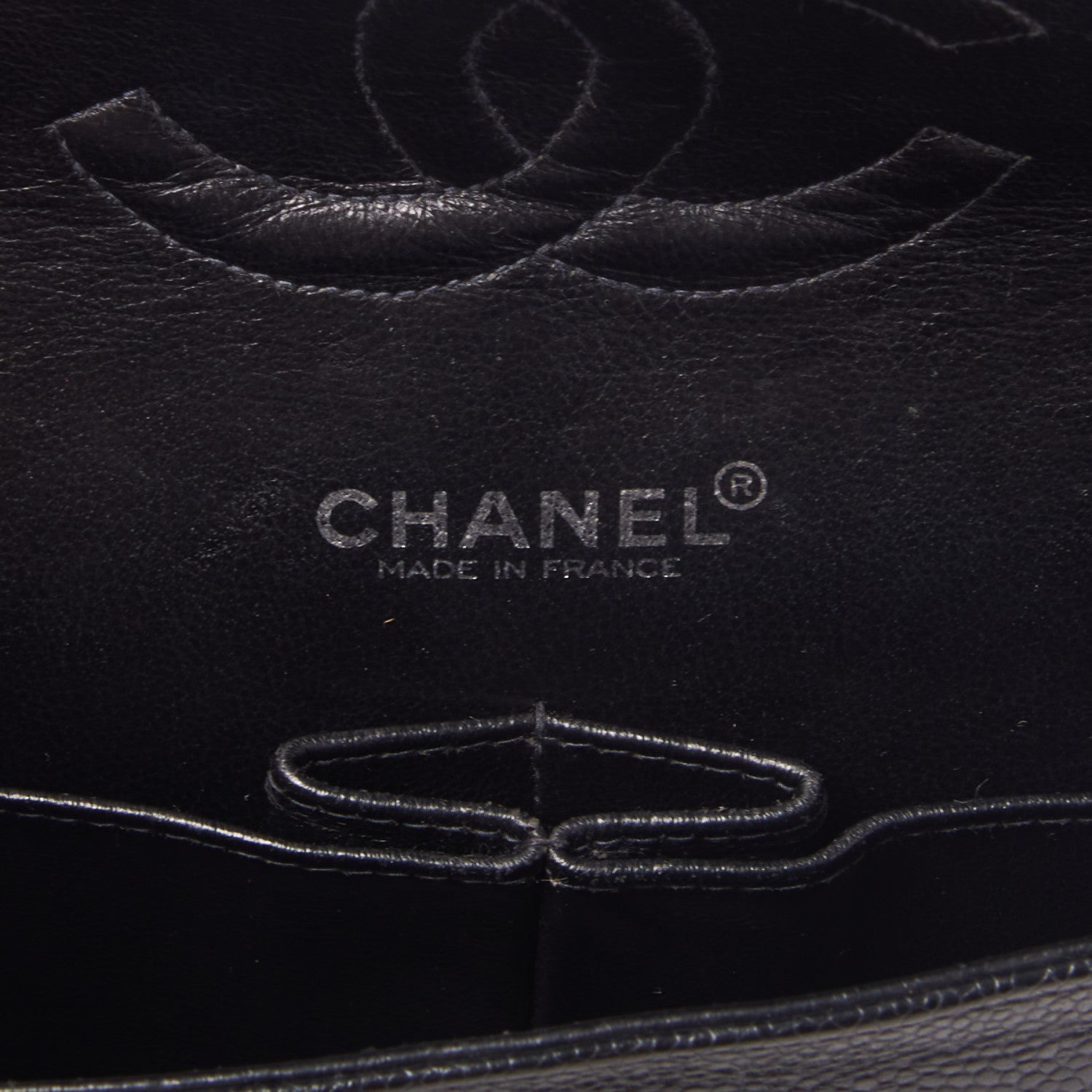 Chanel Caviar Quilted Medium Double Flap Black 8 of 9