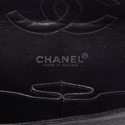 Chanel Caviar Quilted Medium Double Flap Black 8 of 9
