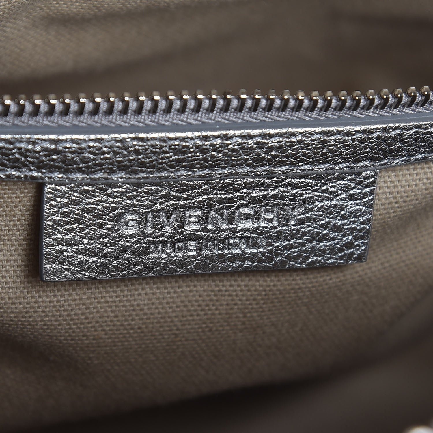 Givenchy Metallic Sugar Goatskin Small Antigona Silver 7 of 8