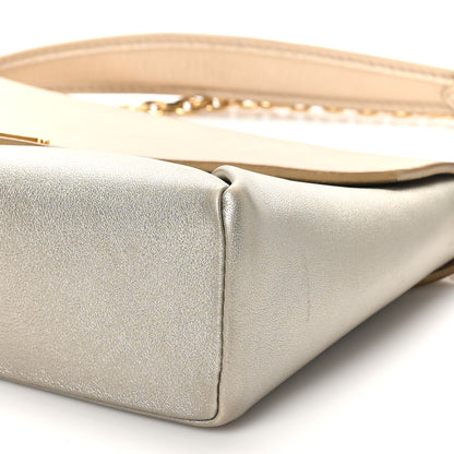Louis Vuitton Metallic Calfskin Love Note Gold Silver 9 of 11