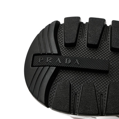 Prada Re-Nylon Piuma Metal Triangle Logo Quilted 45mm Sneakers 39 Alabastro 7 of 9