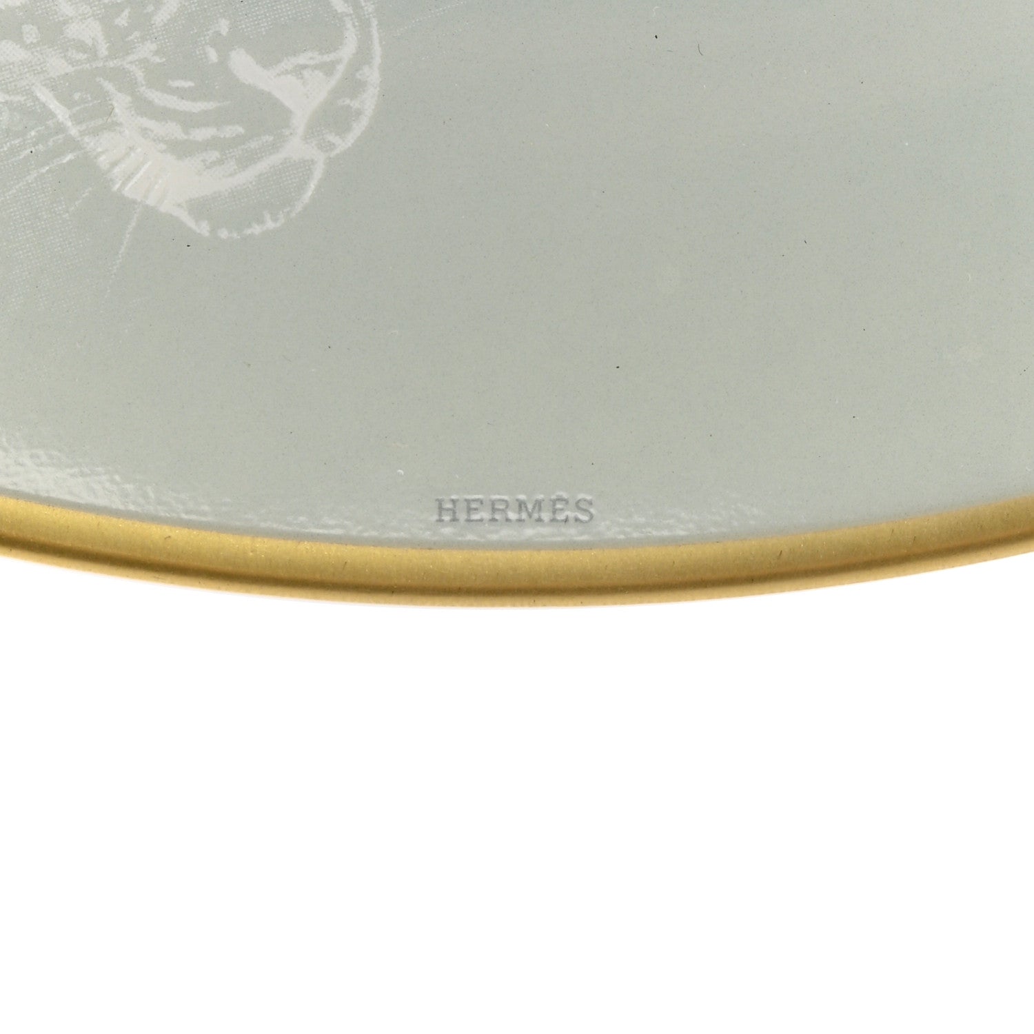 Hermes Porcelain Carnets D'Equateur Jaguar Dessert Plate 4 of 5