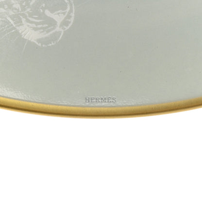 Hermes Porcelain Carnets D'Equateur Jaguar Dessert Plate 4 of 5