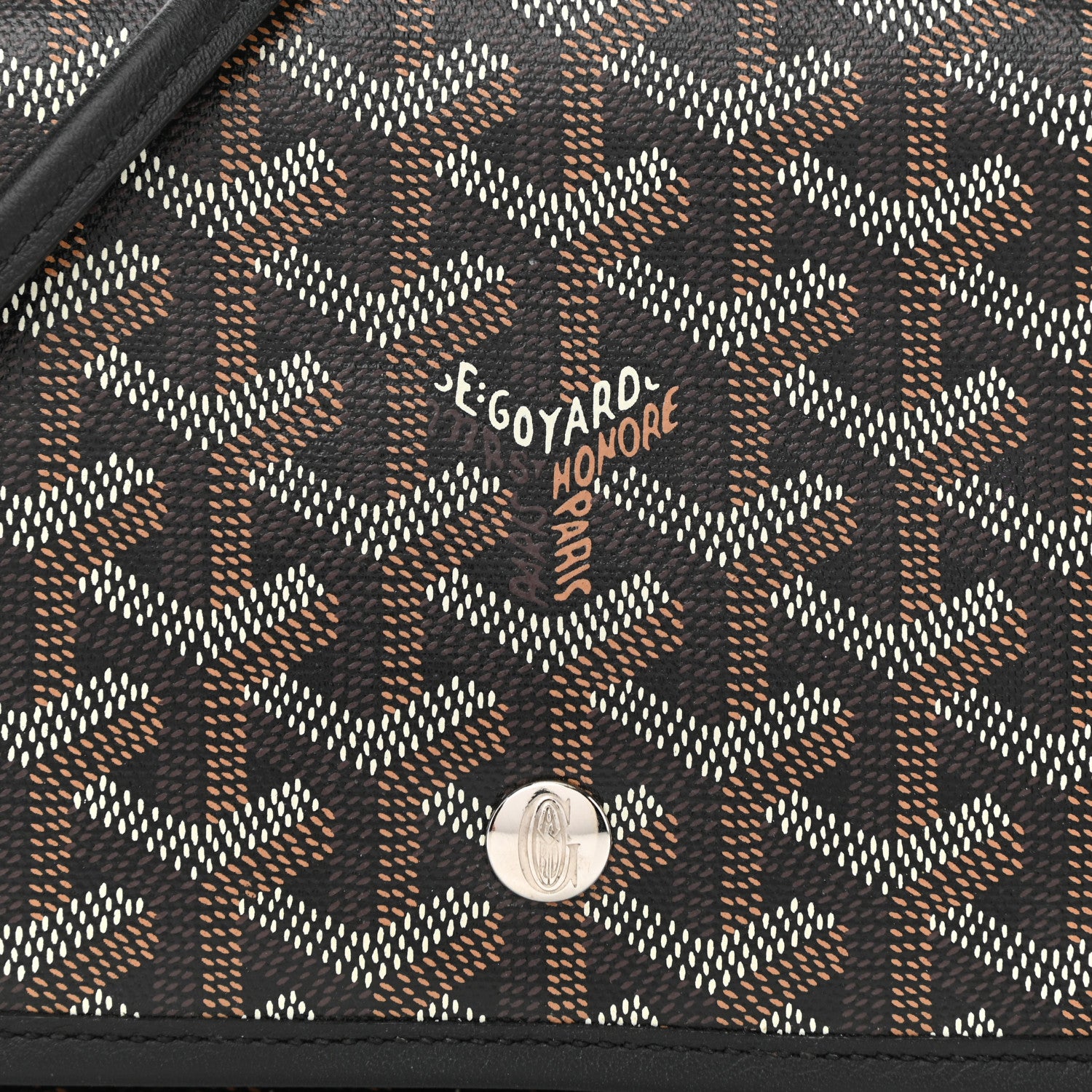 Goyard Goyardine Plumet Wallet Clutch Black 8 of 10