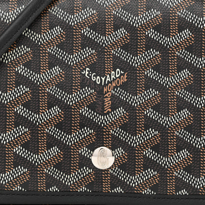 Goyard Goyardine Plumet Wallet Clutch Black 8 of 10