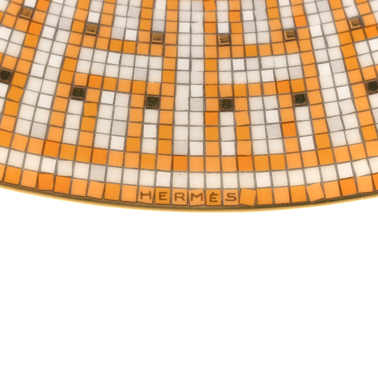 Hermes Porcelain Mosaique au 24 Dessert Plate Set of 2 5 of 8