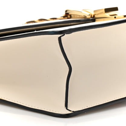 Gucci Calfskin Small Sylvie Shoulder Bag Off White 10 of 11