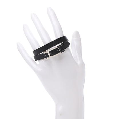 Hermes Chamonix Behapi Double Tour Bracelet XS Black Etoupe 2 of 4