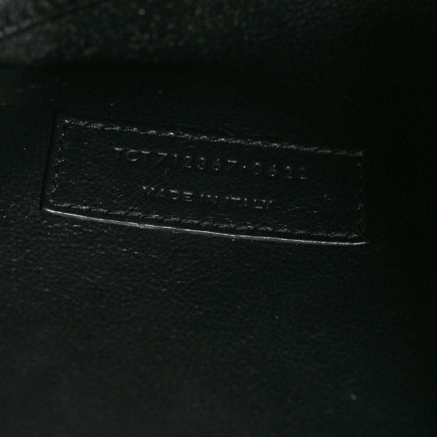 Calfskin Crocodile Embossed Paris Mini Toy Shopper Tote Black
