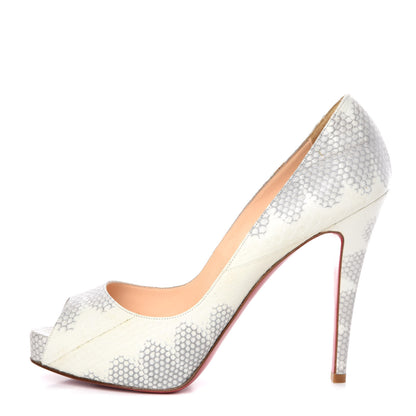 Christian Louboutin Watersnake Very Prive 120 Pumps 39.5 Roccia 1 of 12