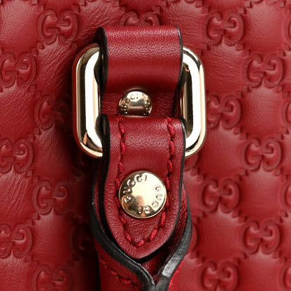 Gucci Soft Microguccissima Dome Satchel Red 11 of 13