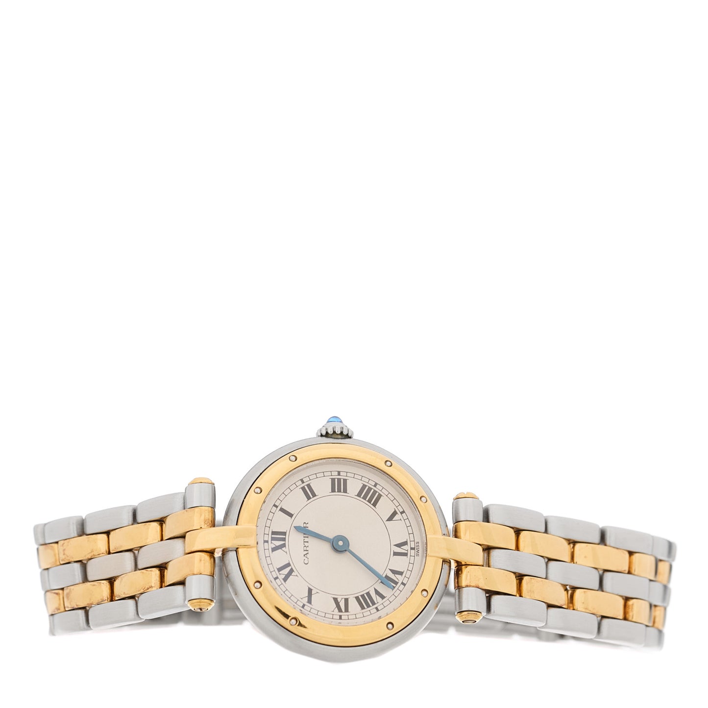 Stainless Steel 18K Yellow Gold 24mm Panthere Vendome Quartz Watch