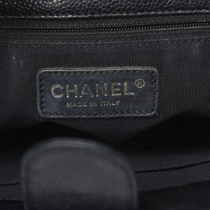 Chanel Caviar Quilted Petit Shopping Tote PST Black 6 of 17