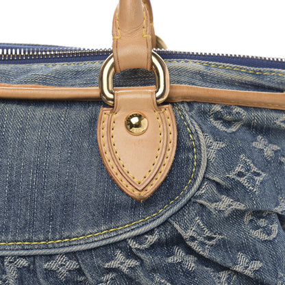 Louis Vuitton Denim Neo Cabby MM Blue 15 of 18