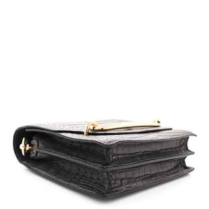 Hermes Matte Alligator Mini Sac Roulis Graphite 4 of 14