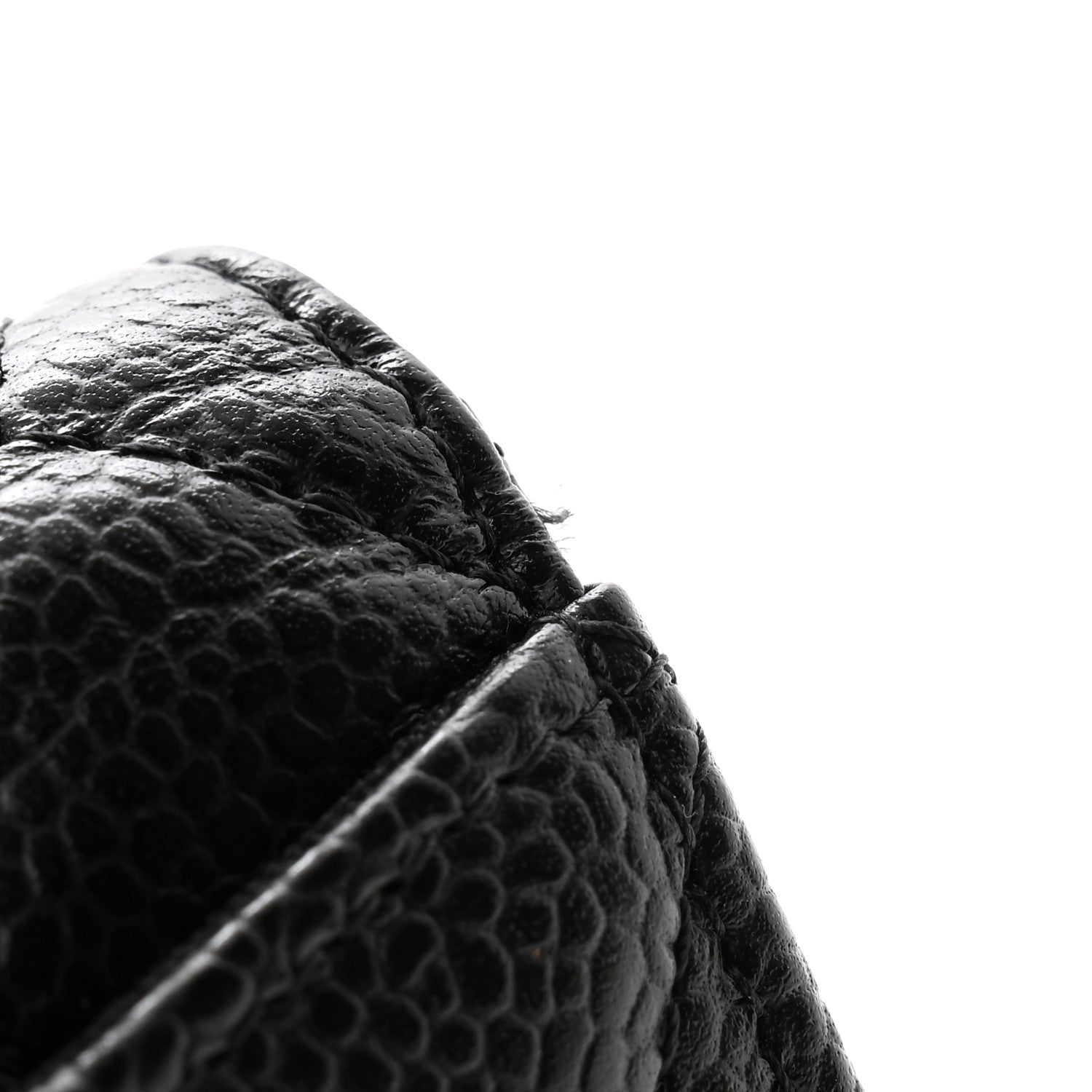 Chanel Caviar Quilted Flap Card Holder Wallet Black 9 of 10