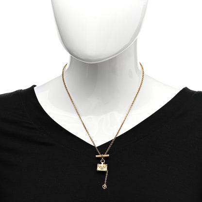 Louis Vuitton Petite Malle Necklace Gold 1 of 6