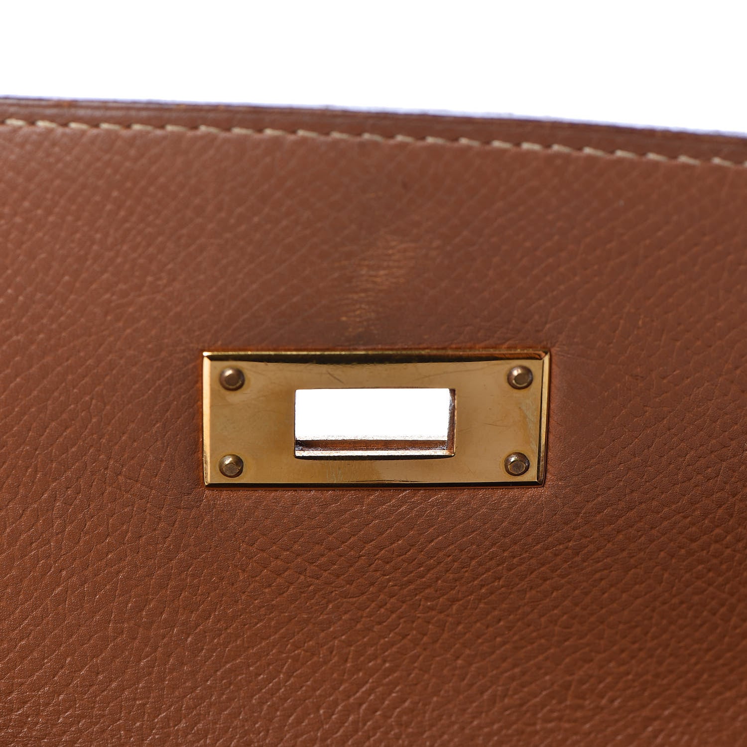 Hermes Courchevel Kelly Sellier 32 Gold 33 of 41