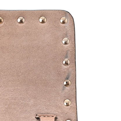 Valentino Garavani Pebbled Calfskin Medium Rockstud Flip Lock Crossbody Bag Poudre 10 of 10