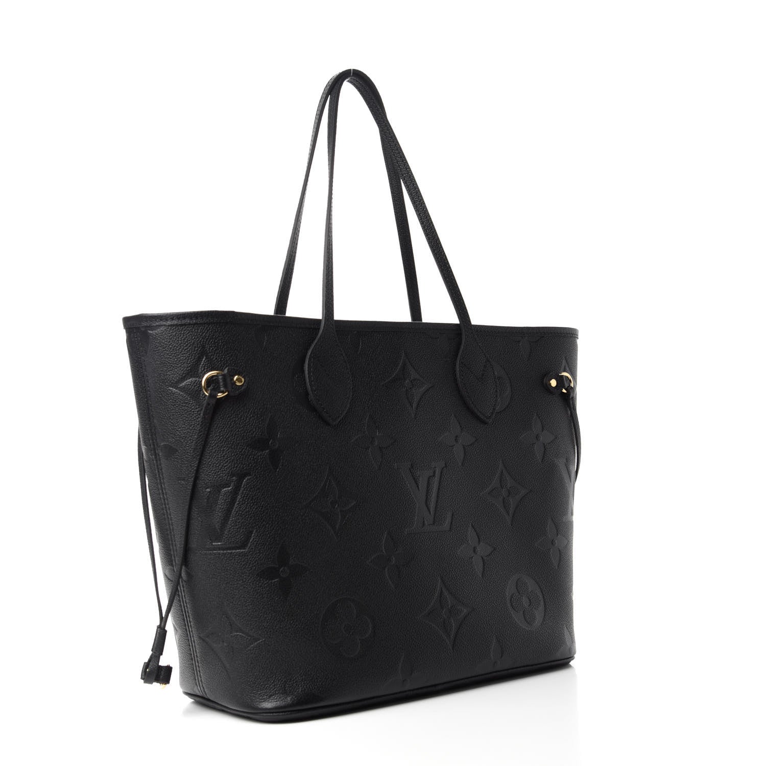 Louis Vuitton Empreinte Monogram Giant Neverfull MM Black 3 of 9