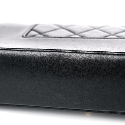 Chanel Sheepskin Quilted Medium Vintage Mademoiselle Flap Black 18 of 24