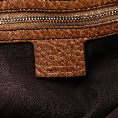 Gucci Monogram Bamboo Bar Medium Tote Brown 6 of 16