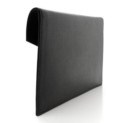Saint Laurent Grain De Poudre Uptown Pouch Black 3 of 7