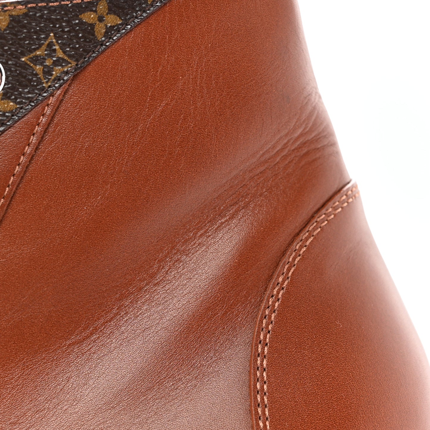 Calfskin Monogram Star Trail Ankle Boots 40 Cognac