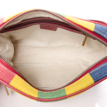 Gucci Canvas Marley Stripe Script Logo Gucci Belt Bag 80 32 Multicolor 5 of 16