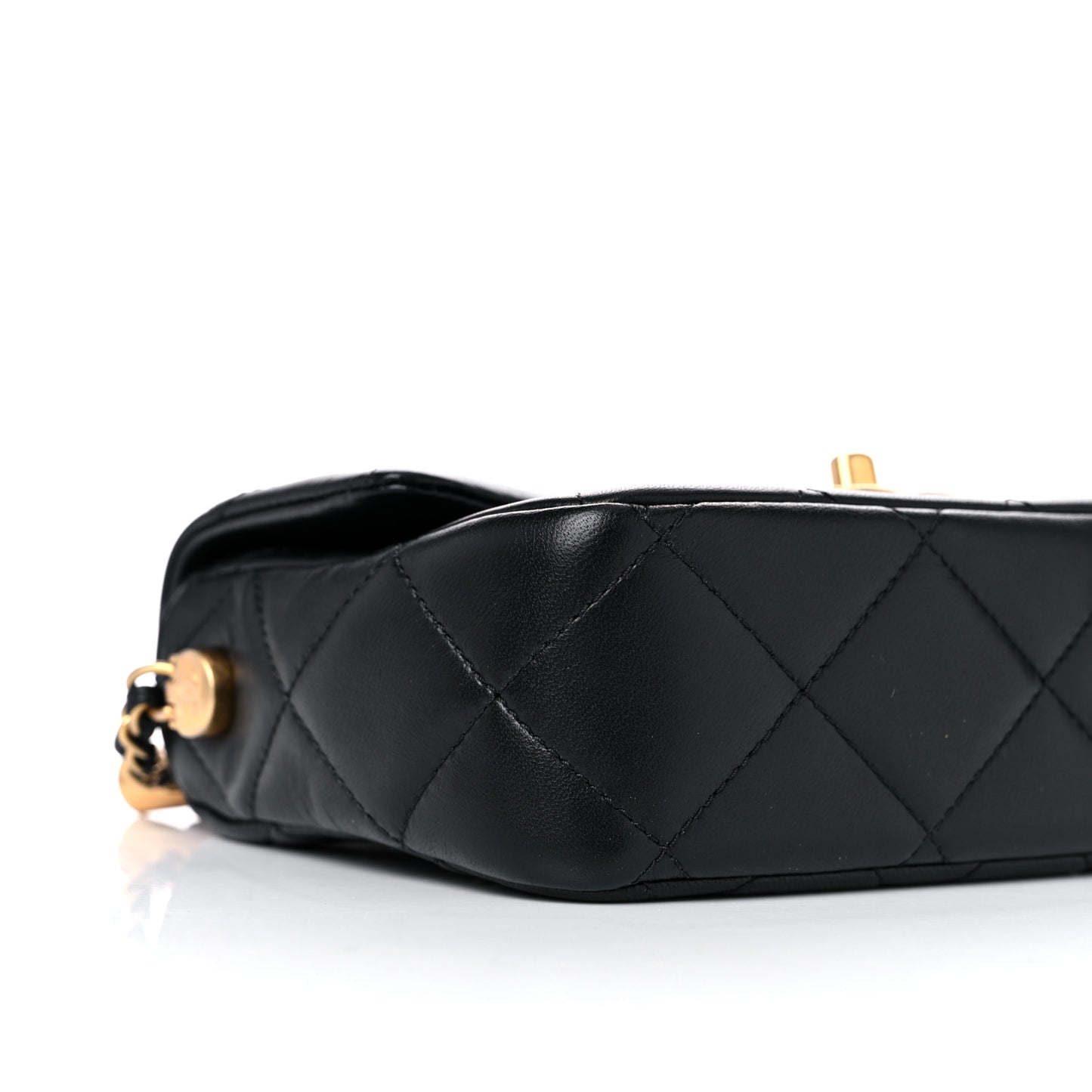 Lambskin Quilted Mini My Perfect Flap Black