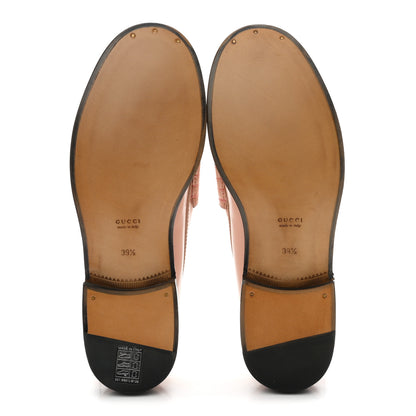 Gucci Millennial Ribot Cut Out Interlocking G Loafers 39.5 Perfect Pink 6 of 10