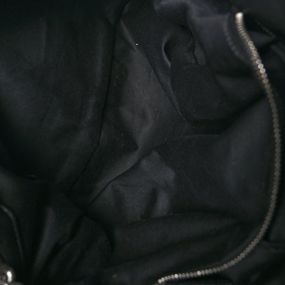 Saint Laurent Lambskin Quilted Medium Loulou Puffer Monogram Chain Satchel Black 5 of 9