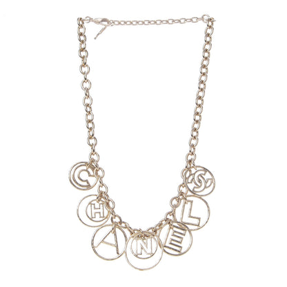 Chanel Hoop Cuba Logo Necklace Gold 3 of 5