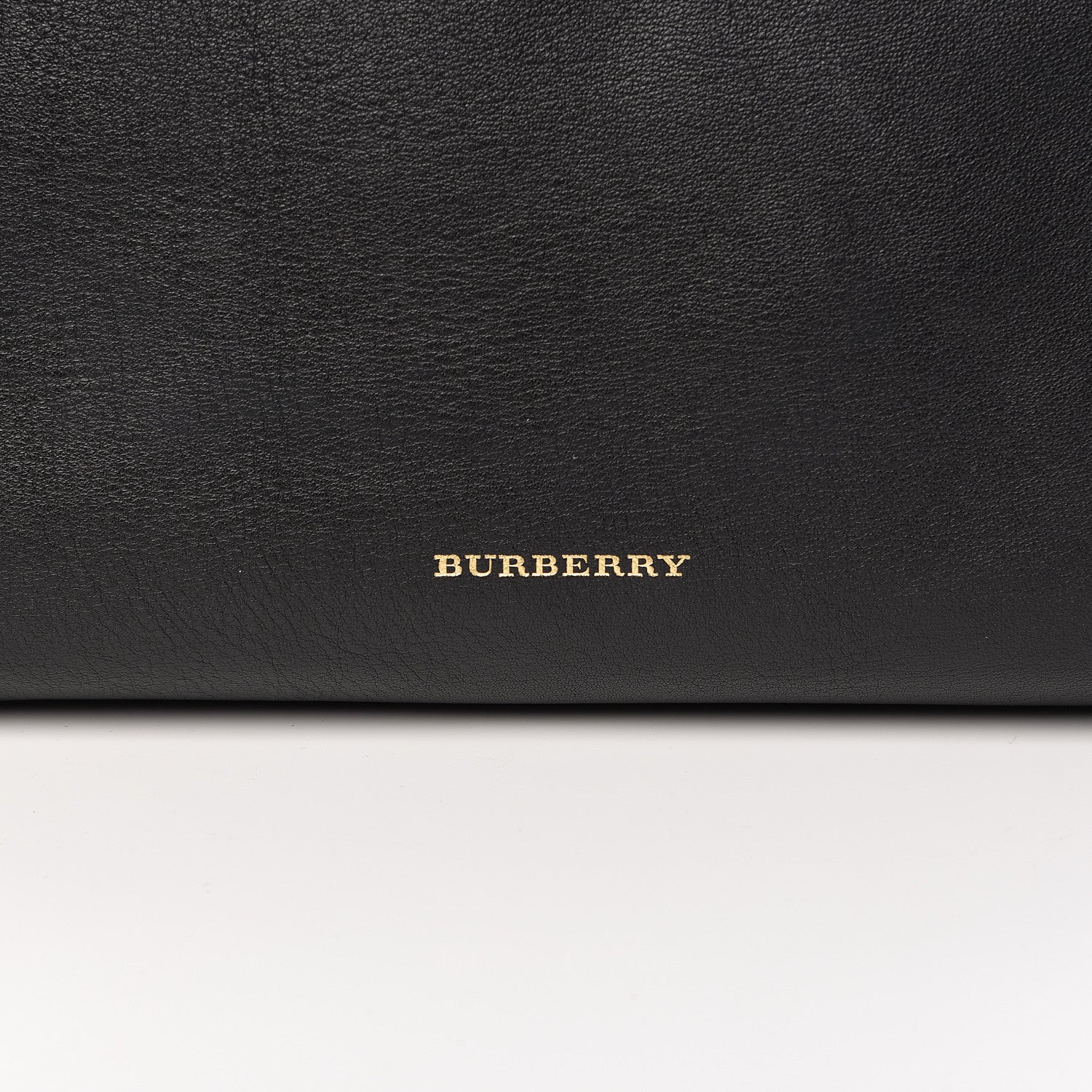 Burberry Smooth Calfskin Medium Banner Tote Black 9 of 16
