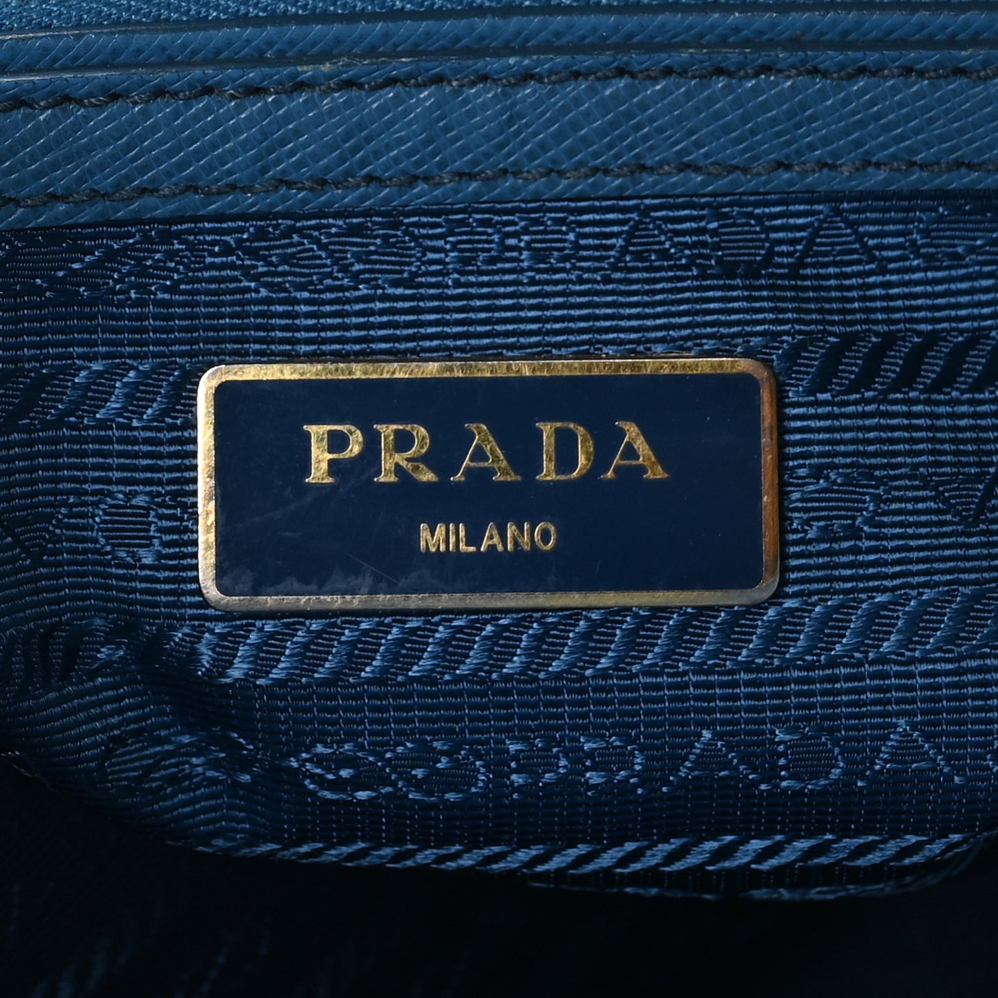 Saffiano Small Galleria Double Zip Tote Cobalto