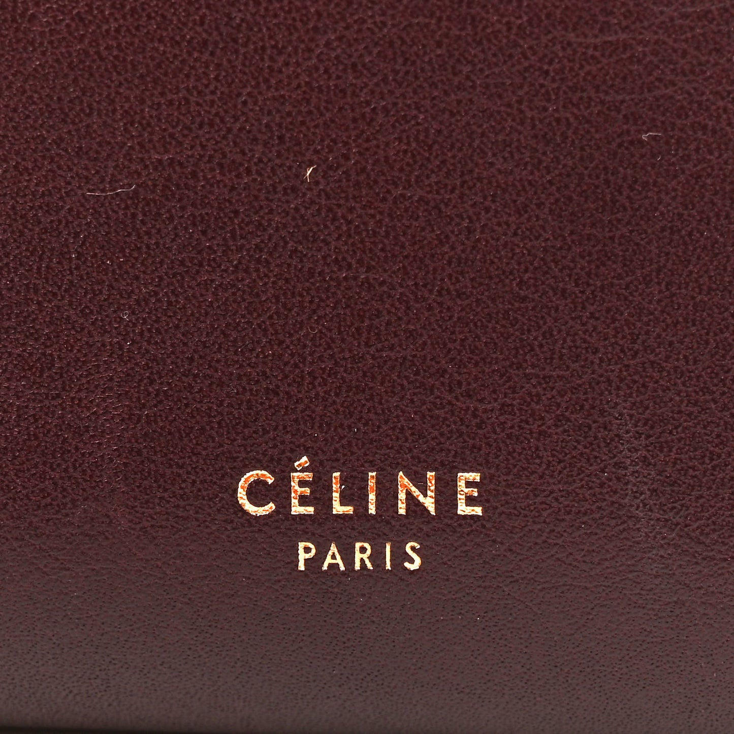 Smooth Calfskin Blade Flap Burgundy