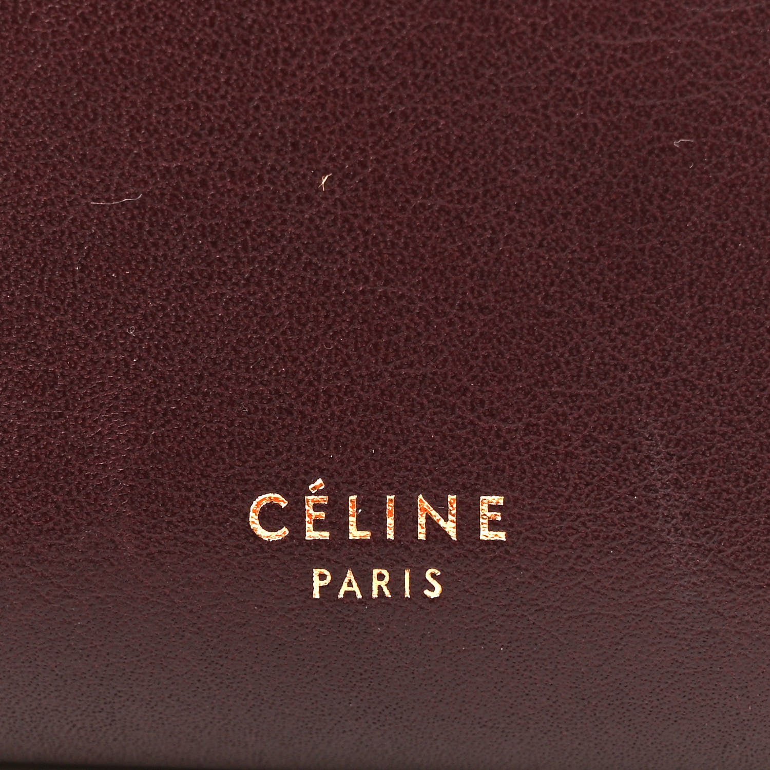 Celine Smooth Calfskin Blade Flap Burgundy 5 of 9