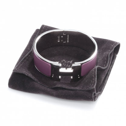 Hermes Enamel Clic Clac H Bracelet Wide PM Purple 6 of 6