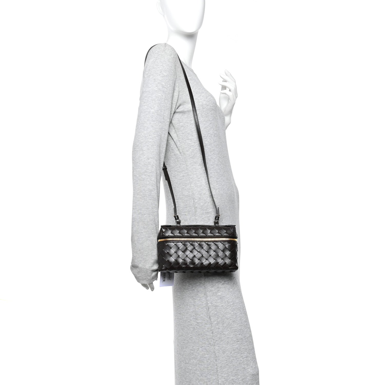 Bottega Veneta Calfskin Intrecciato Bang Bang Vanity Case Fondant 2 of 9