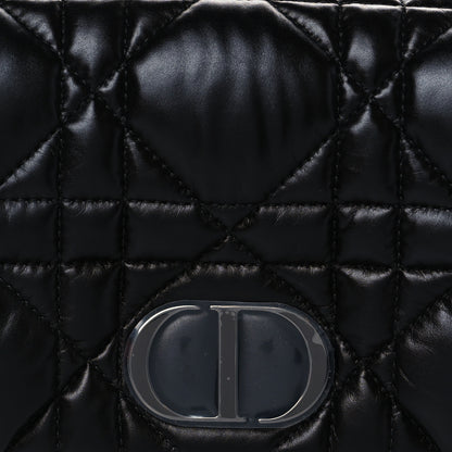 Christian Dior Calfskin Macrocannage Mini Caro Bag Black 7 of 9
