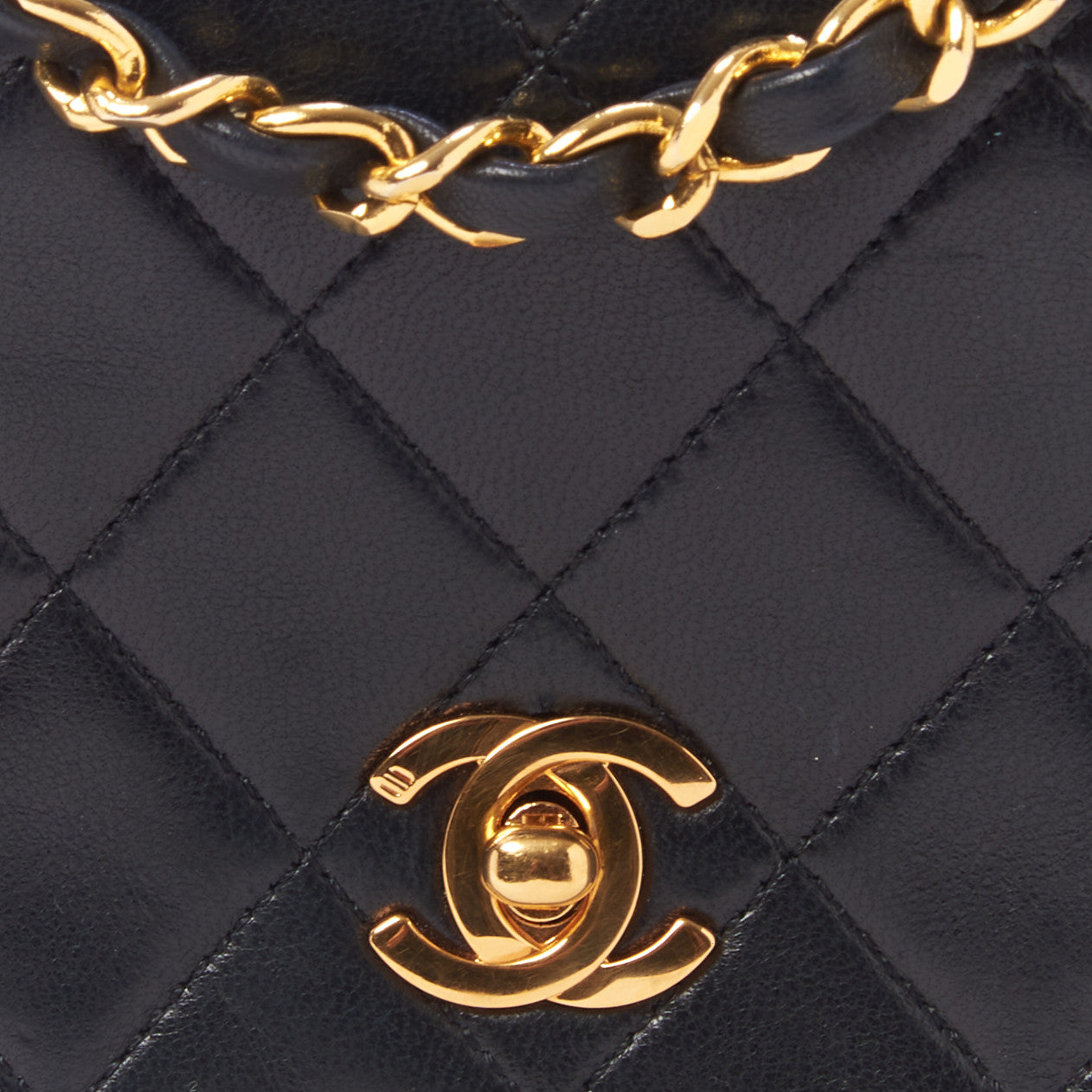 Chanel Lambskin Quilted Small Single Flap Black 8 of 11